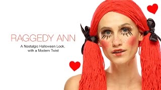 Halloween Makeup Tutorial  Raggedy Ann [upl. by Anitrak790]