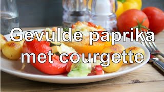 Gevulde paprika met courgette [upl. by Bilac191]