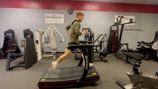 SB Fitness CT550 Curved Treadmill Demo [upl. by Adil387]