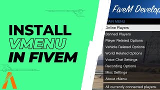 How to install Vmenu to your FiveM server [upl. by Aralc]