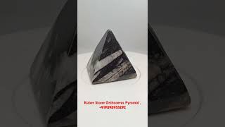 Orthoceras Crystal Pyramid  kuber stone Pyramid  contact on 919898955292  Mautik Sadiwala [upl. by Seibold]