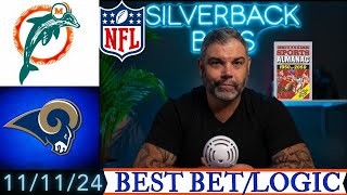 Dolphins vs Rams Picks  FREE Best Bets Predictions and Player Props for Monday Night Football [upl. by Hasin]