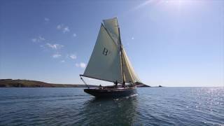 Sailing Cornubia a Bristol Channel PILOT CUTTER [upl. by Portwine541]