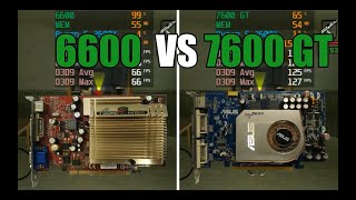 GeForce 6600 vs GeForce 7600 GT Test In 5 Games No FPS Drop  Capture Card [upl. by Melantha848]