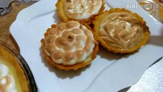 اسهل و الذ وصفة تارت بالليمون recette tarte au citron [upl. by Nnyliram]