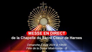 MESSE DE LA DIVINE MISERICORDE  02042024  SacréCœur de HARNES [upl. by Pacien]