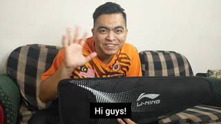 Unboxing Lining Aeronaut 9000i Instinct Malaysia Lining Badminton Racket Aeronaut9000i [upl. by Phineas]