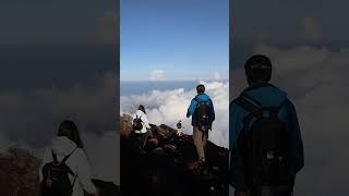 Samudera Awan di Puncak Gunung Rinjani Ketika TekTok  Shorts [upl. by Deny]