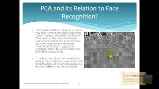 What is PCA explained from face recognition point of view [upl. by Ahsitahs]