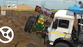 joandear tractor rescue Tata truck modified indianvehiclessimulator3dtochan [upl. by Nicholl]