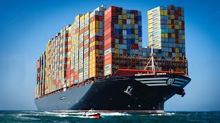 Life Inside the Worlds Largest Container Ships Ever Built [upl. by Beutler90]