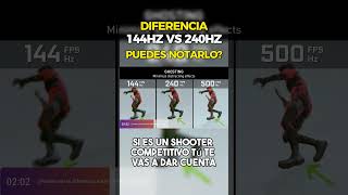 144HZ VS 240HZ PUEDES VER LA DIFERENCIA [upl. by Cargian253]