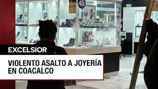 Roban joyería en una plaza comercial de Coacalco Edomex [upl. by Finah]