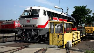 218 497 wird im DB Werk Cottbus vorgestellt [upl. by Enaenaj]