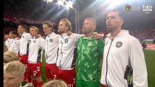 Denmark vs Switzerland National Anthem  UEFA Nations League 202425 [upl. by Florri]