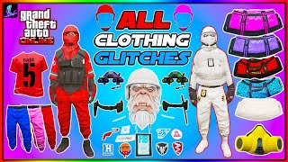 ALL WORKING GTA 5 CLOTHING GLITCHES IN 1 VIDEO BEST CLOTHING GLITCHES IN GTA 5 ONLINE AFTER PATCH [upl. by Calderon831]