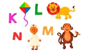 How to make PlayDoh Alphabet PlayDoh ABC K L M N [upl. by Fedora815]