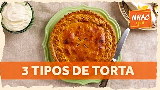 3 RECEITAS DE TORTAS Rita Lobo ensina recheio de frango palmito e banana [upl. by Oluap]