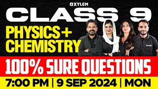 Class 9  Physics  Chemistry  Onam Exam  100 Sure Questions  Xylem Class 9 [upl. by Ambrosio]