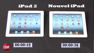 Speed test  le nouvel iPad vs iPad 2 [upl. by Toby516]