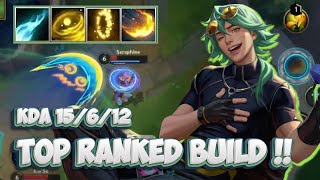 15 KILL  HEARTSTEEL EZREAL USING TOP RANKED BUILD  GAMEPLAY  WILD RIFT  BUILD  RUNES [upl. by Idonna]