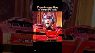 Part 3 transformersone transformers bumblebee elita shorts funnyclips movie [upl. by Anglo]