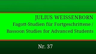 Julius Weissenborn op 82 Nr 37 [upl. by Aiuqet]