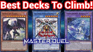 Best Decks for Climbing in Master Duel August 2024  New Top Deck [upl. by Elgar215]