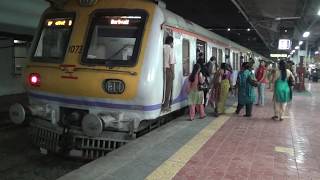 Night Video  Bright amp Shining Local Train Arriving at Andheri Station in Mumbai [upl. by Alten]