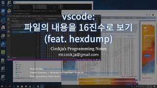 vscode 텍스트 파일은 어떻게 저장되어 있을까 16진수로 보기 hexdump [upl. by Nitin]