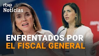 FISCAL GENERAL El PP pide el CESE de TODO el GOBIERNO y el PSOE ve MOTIVOS POLÍTICOS en el ATAQUE [upl. by Gnilyarg]