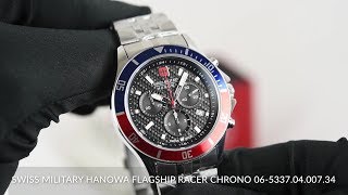 Swiss Military Hanowa Flagship Racer Chrono 0653370400734 [upl. by Nelli]