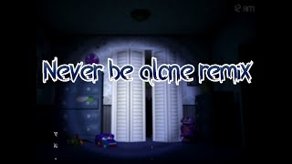 Never be alone Remix  FNAF SONG [upl. by Aihsekram]