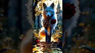 The fox is coming towards you with a rose hanging from his hand Come and harvest sweet love [upl. by Pillyhp]