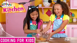 Spooky Pumpkin Cake Pops  Lalaloopsy Kitchen  Cooking Videos for Kids [upl. by Ahsinrat]