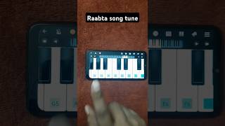 Raabta song piano tune  राबता  piano pianoplayerxyz easypiano shorts [upl. by Najtsirk174]