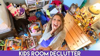 Hoarders ❤️ DeClutter Kids Bedroom Part 1  Spring Cleaning Motivation [upl. by Prud218]