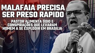 EXPLOSÃO EM BRASÍLIA MALAFAIA ATACA MORAES E INCITA ÓDIO E VIOLÊNCIA [upl. by Curry]