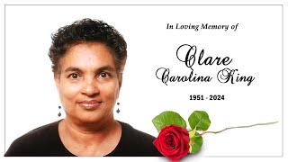 Celebrating The Life of Clare Carolina King [upl. by Gayl]