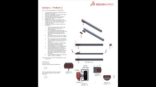 Solidworks CSWA Exam Practice  ASSEMBLY  Section J  2 [upl. by Doris]