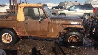 1970 Jeep Kaiser Willys Jeepster Comando Pickup Truck Rare 4x4 All Intact [upl. by Nodababus]