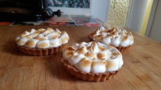 Best Lemon Meringue Tart  Tartelette au citron meringuée [upl. by Ennagroeg348]