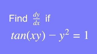 How to differentiate tanxyy21 [upl. by Cheslie]