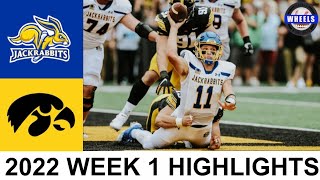 Iowa vs South Dakota State Highlights  College Football Week 1  2022 College Football Highlights [upl. by Aisereht]