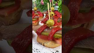 Pinchos de Sardinas Ahumadas 😋 Impresionante 😋👍 shorts recipe [upl. by Telimay]