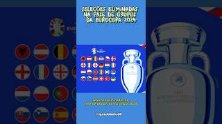 Seleções eliminadas da euro2024 1 [upl. by Otreblasiul]