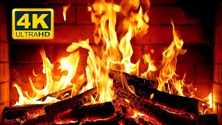 🔥 Cozy Fireplace 4K 12 HOURS Fireplace with Crackling Fire Sounds Crackling Fireplace 4K [upl. by Esiuqcaj]