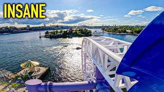 INSANE  POV  Intamin Zac Spin Roller Coaster  Grona Lund [upl. by Hnoj399]