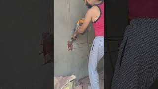 House wiring cutting karne ka tric pipe fitting trending [upl. by Aicillyhp23]