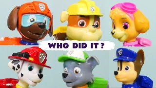 Muddy Paws Mystery with the Toy Paw Patrol [upl. by Nauq811]